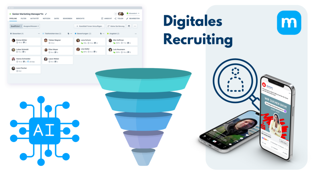 Übersicht an Tools und Strategien zum Digital Recruiting