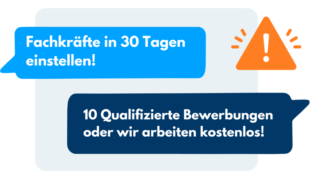 Vollmundige versprechen von Recruiting agenturen