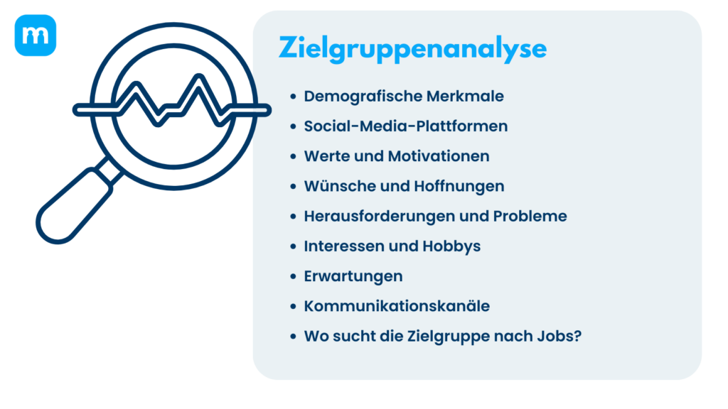 übersicht: Zielgruppenanalyse