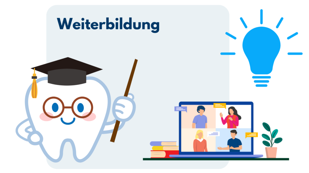 Grafik: Weiterbildung beim Zahnarzt